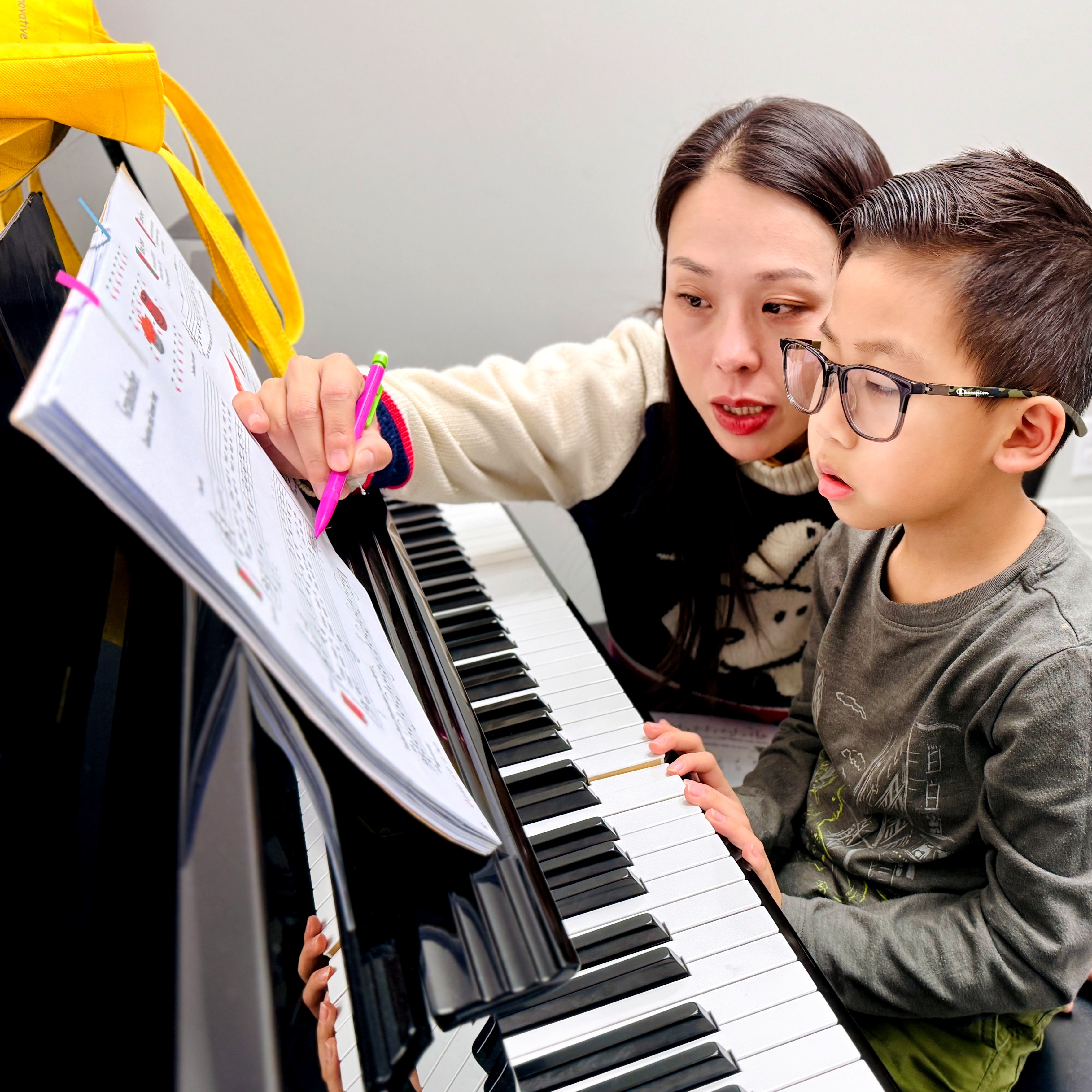 piano lesson